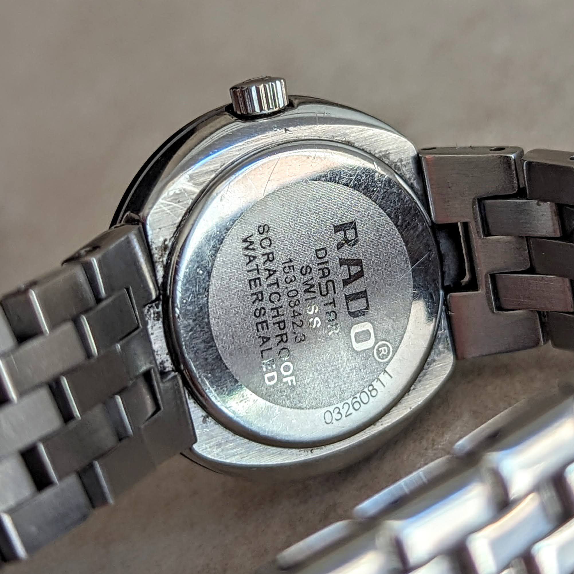 0342d RADO Diastar Watch Ref. 153.0342.3 Swiss Made Women's Wristwatch Quart ...