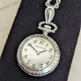 1978 CARAVELLE by Bulova Pendent Ladies Wristwatch 7 Jewels Vintage Swiss Watch