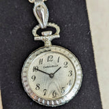 1978 CARAVELLE by Bulova Pendent Ladies Wristwatch 7 Jewels Vintage Swiss Watch