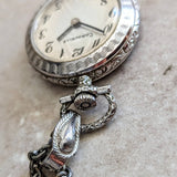 1978 CARAVELLE by Bulova Pendent Ladies Wristwatch 7 Jewels Vintage Swiss Watch