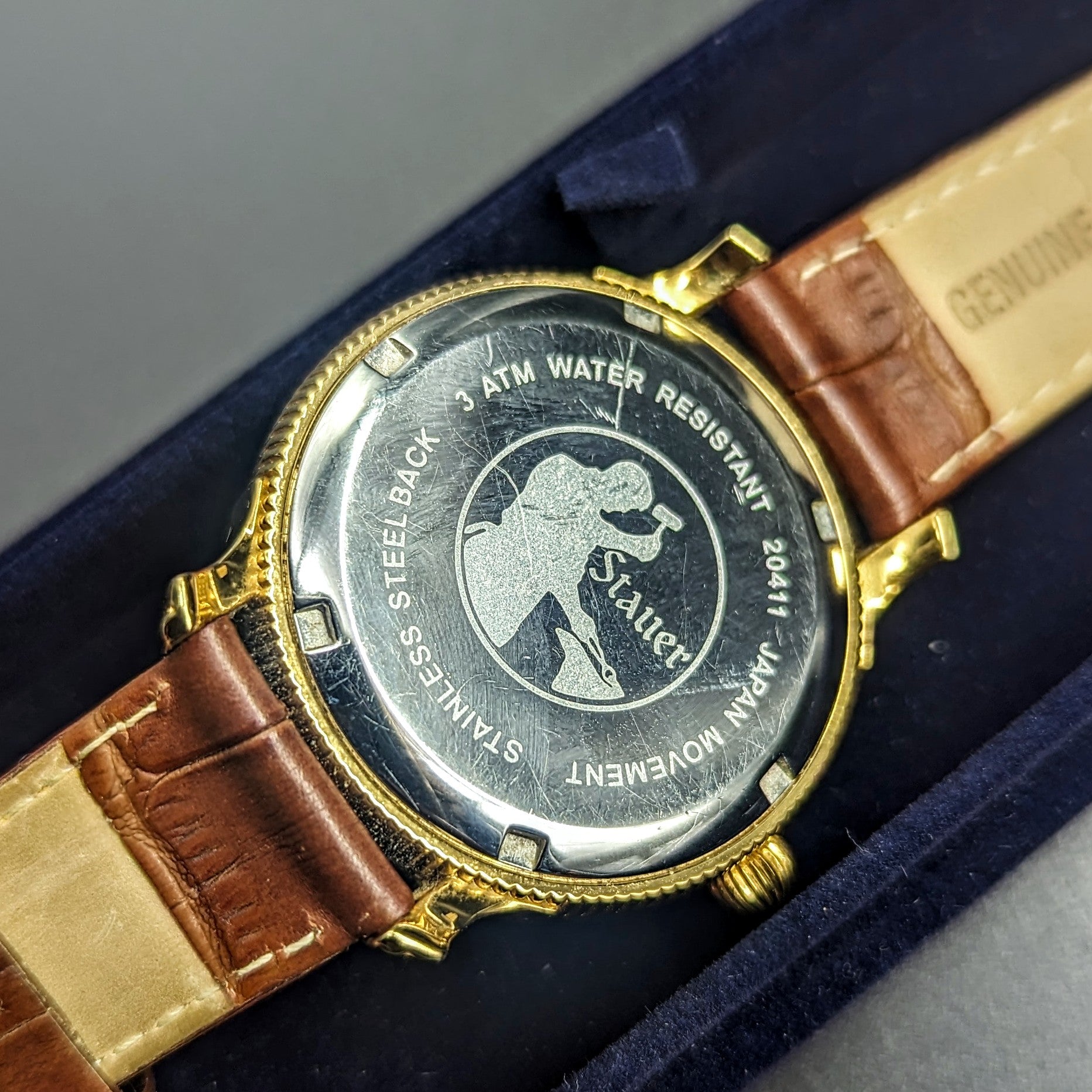 STAUER Quartz Watch Ref. 20411 Art Deco Style Wristwatch – In BOX!