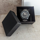 SEIKO 5 Sports Automatic Worldtimer Watch 24 Jewels Ref. 4R36-00G0 Display Back Watch