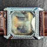 Art Deco WARWICK Wristwatch 6 Jewels Two ADJs Swiss Made Watch Tank Case