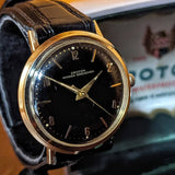 1960s CROTON Nivada Grenchen Aquamatic Watch 17 Jewels Vintage Automatic Wristwatch 10K GF