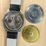 Vintage WESTCLOX Watch 17 Jewels 36mm Cushion Brushed Case