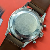 1961 CROTON Nivada Grenchen Chronograph Aviator Sea Diver Watch Venus 210 Chronomaster Wristwatch