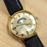 HELBROS Selfwinding Watch Date Indicator - Perfect Circle Piston Rings Wristwatch