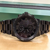 CITIZEN Nighthawk Eco-Drive Chronograph Watch Date Indicator WR 200 Wristwatch Ref. B612-S078245