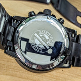 CITIZEN Nighthawk Eco-Drive Chronograph Watch Date Indicator WR 200 Wristwatch Ref. B612-S078245