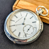 1888 ELGIN Natl Watch Co. Pocket Watch 16s 11 Jewels Grade 92 Wristwatch