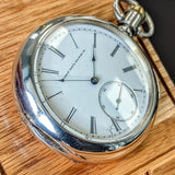 1888 ELGIN Natl Watch Co. Pocket Watch 16s 11 Jewels Grade 92 Wristwatch