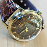 1952 OMEGA Automatic Wristwatch 14K SOLID GOLD Ref. G6525 Vintage Bumper Automatic Wristwatch