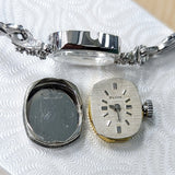 Vintage Ladies ELGIN Watch - Textured Dial & Fancy Lugs, Original Speidel Bracelet