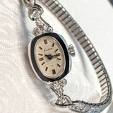 Vintage Ladies ELGIN Watch - Textured Dial & Fancy Lugs, Original Speidel Bracelet