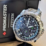 CITIZEN Promaster Navihawk GPS Satellite Wave Wristwatch Eco-Drive Chronograph Watch CC9030-51E