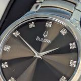 BULOVA Diamond Collection Dress Watch 36mm Ref. C8671067 Quartz Wristwatch