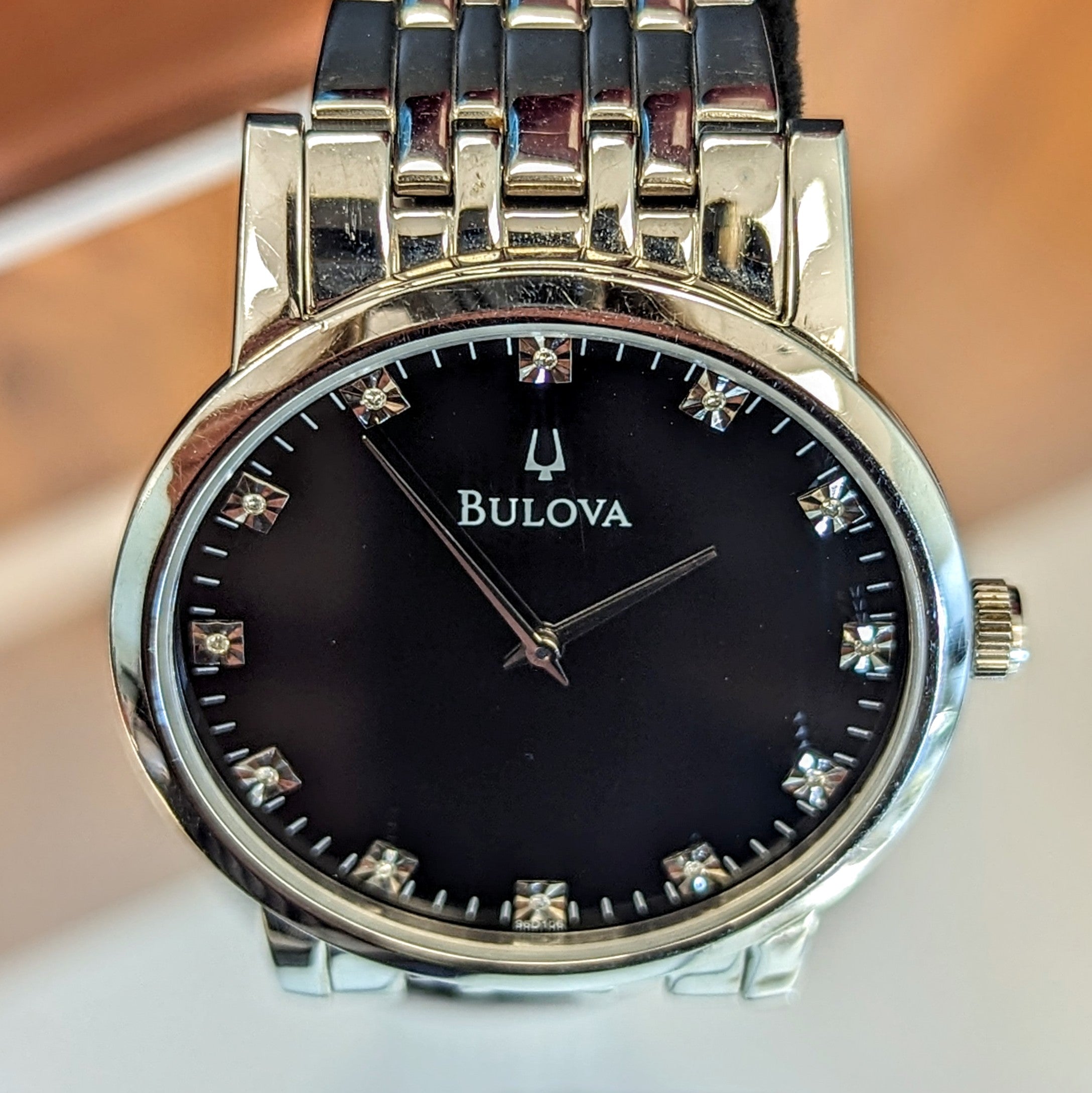 BULOVA Diamond Collection Dress Watch Ref. C835133 Quartz Wristwatch