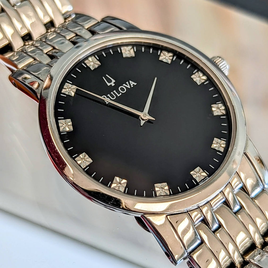 BULOVA Diamond Collection Dress Watch Ref. C835133 Quartz Wristwatch ...
