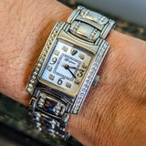 Ladies BRIGHTON "Turin" Watch Solid Silver and Swarovski Crystals Wristwatch