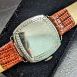 1923 Art Deco ELGIN Ladies Wristwatch 14K White GOLD Grade 447 Vintage Watch