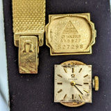 1968 OMEGA Ladies Dress Wristwatch 14K Yellow GOLD Ref. AA8927 Cal. 484 Vintage Watch
