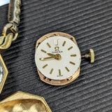 1964 OMEGA Ladies Cocktail Wristwatch 14K Yellow GOLD Cal. 484 Vintage Watch Octagonal Case and Fancy Lugs