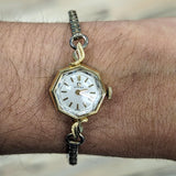 1964 OMEGA Ladies Cocktail Wristwatch 14K Yellow GOLD Cal. 484 Vintage Watch Octagonal Case and Fancy Lugs