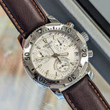 TISSOT PRS 200 Chronograph Watch T362/462K Silver Dial 40mm 200M WR  Wristwatch