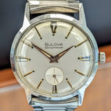 1966 BULOVA Surf King Waterproof Wristwatch 32mm Swiss Made Watch - All Stainless Steel