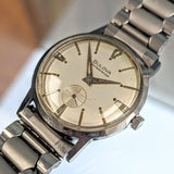 1966 BULOVA Surf King Waterproof Wristwatch 32mm Swiss Made Watch - All Stainless Steel