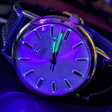 1962 OMEGA Automatic Watch Ref. LL6304 Cal. 550 Vintage Wristwatch 10K GF & S.S.