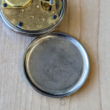 1940's WESTCLOX Scotty Pocket Watch 18s U.S.A. Made Manual Wind Timepiece