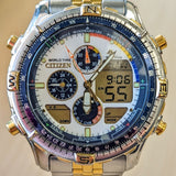 CITIZEN Navisurf Promaster World Time Watch C320-Q00524 Analog & Digital Wristwatch