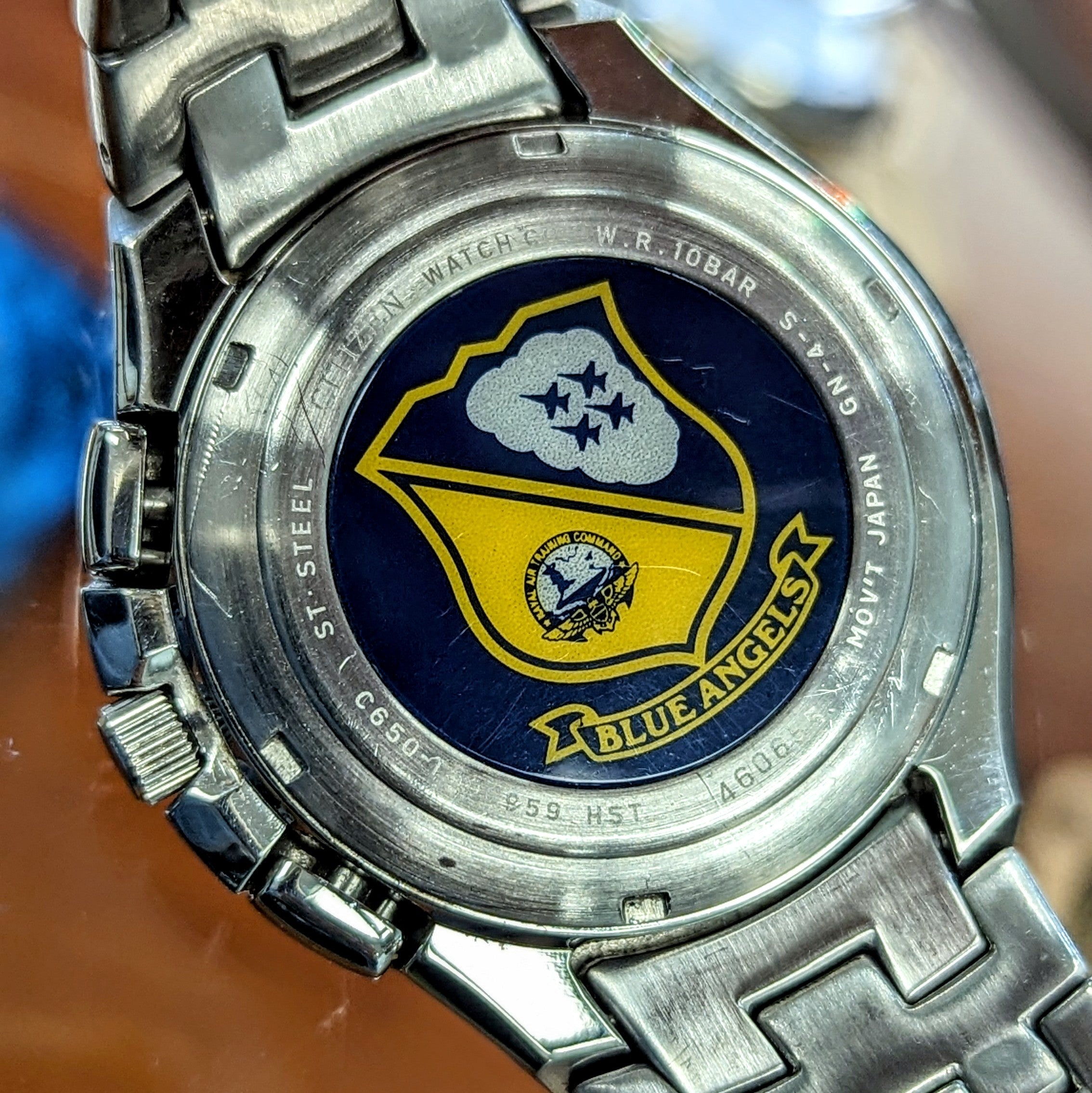 Blue Angels CITIZEN Eco Drive SKYHAWK Chronograph Watch C650 T000959 blue-angels-citizen-eco-drive-skyhawk-chronograph-watch-c650-t000959
