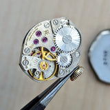 1970 CARAVELLE Wristwatch by Bulova 17 Jewels Cal. 0162 Ladies Cocktail Watch