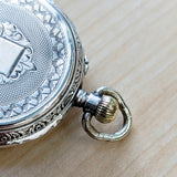 Antique Pocket Watch FAVORY GENEVE 10 Rubis - Art Deco & Silver Engraved Case