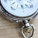 Antique Pocket Watch FAVORY GENEVE 10 Rubis - Art Deco & Silver Engraved Case