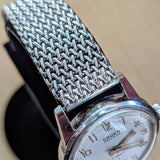 RARE 1960's GRUEN Precision 17 Jewels Cal. N510R Swiss Wristwatch - ALL S.S. & Tradition Mesh Bracelet