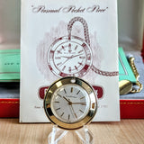 Girard Perregaux Pocket Watch17 Jewels "Personal Pocket Piece" - Full Kit: 3 PW Chains, Box & Papers