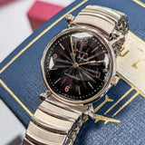 1960 BULOVA President "JW" 23 Jewels Waterproof Black Sunburst Dial - ALL ORIGINAL