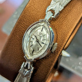1962 OMEGA Ladies Cocktail Wristwatch 14K White GOLD Ref. A5692 Cal. 483 Vintage Watch