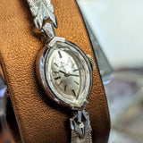1962 OMEGA Ladies Cocktail Wristwatch 14K White GOLD Ref. A5692 Cal. 483 Vintage Watch