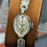 1962 OMEGA Ladies Cocktail Wristwatch 14K White GOLD Ref. A5692 Cal. 483 Vintage Watch