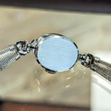 1962 OMEGA Ladies Cocktail Wristwatch 14K White GOLD Ref. A5692 Cal. 483 Vintage Watch