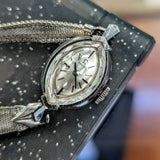 1962 OMEGA Ladies Cocktail Wristwatch 14K White GOLD Ref. A5692 Cal. 483 Vintage Watch