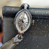 1962 OMEGA Ladies Cocktail Wristwatch 14K White GOLD Ref. A5692 Cal. 483 Vintage Watch
