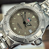 TAG HEUER Professional 1500 Diver's Watch Granite Dial Ref. WD1211-K-20 S.S. Bracelet