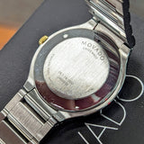 MOVADO Quadro Watch Date Indicator Two-Tone Case S.S. Bracelet Ref. 0606480 - In BOX!