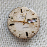 Vintage WITTNAUER Automatic Watch 17 Jewels D11KAS-1 Day/Date Wristwatch 10K Gold Cap