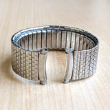 Vintage BULOVA Expansion Watchband 17-22mm Flex Bracelet ALL S.S. - Never Worn!